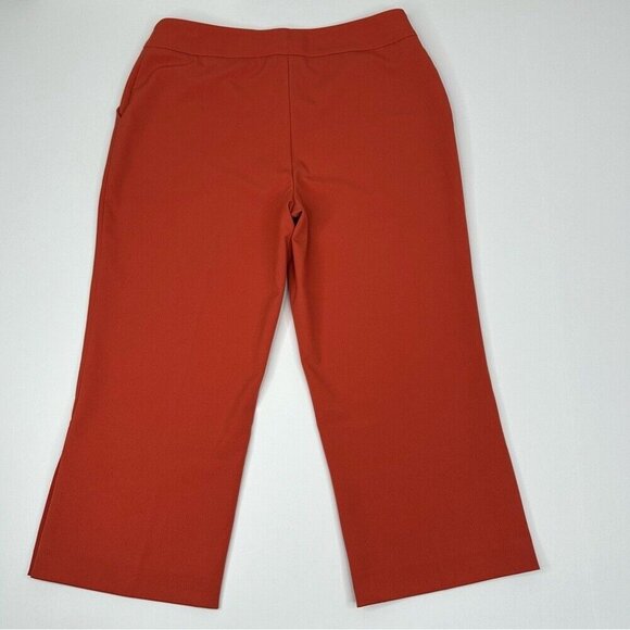 Insight NY Women's Orange Mid-Rise Straight Leg Business Casual Pant 6/W31/L20.5 - Picture 4 of 12